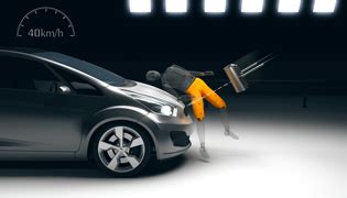 pedestrian impact test video|Euro NCAP .